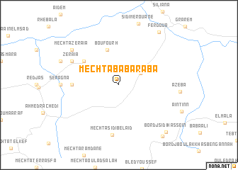 map of Mechta Babaraba