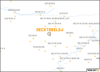 map of Mechta Beldj