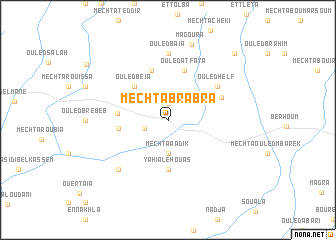 map of Mechta Brabra