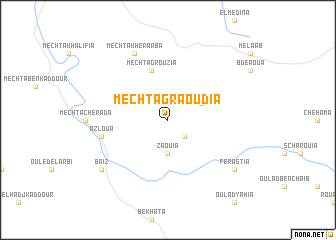 map of Mechta Graoudia