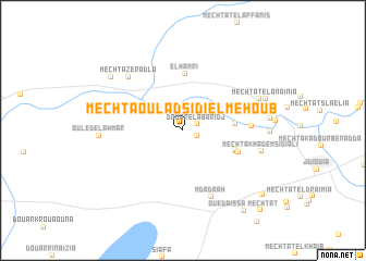 map of Mechta Oulad Sidi El Mehoub