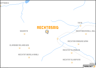 map of Mechta Saïd