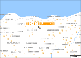 map of Mechtat el Brakna