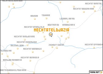 map of Mechtat el Djazia