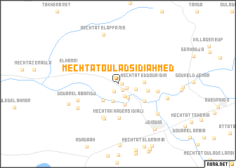 map of Mechtat Oulad Sidi Ahmed