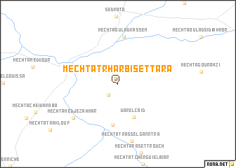 map of Mechtat Rharbi Settara