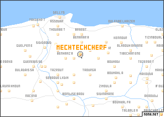 map of Mecht ech Cherf