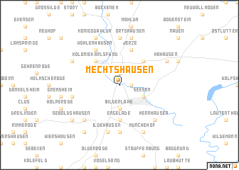 map of Mechtshausen