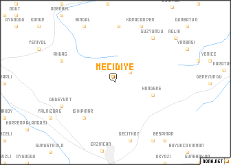 map of Mecidiye