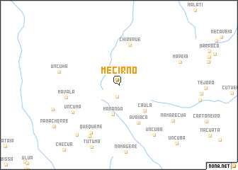 map of Mecirno