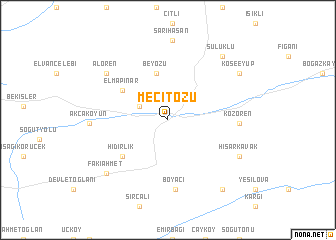 map of Mecitözü