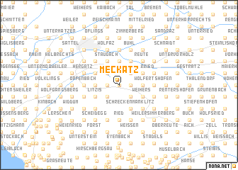 map of Meckatz