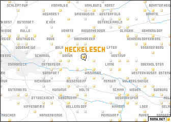 map of Meckelesch
