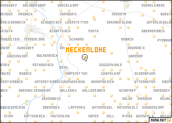 map of Meckenlohe