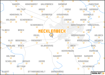 map of Mecklenbeck
