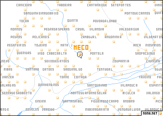 map of Meco