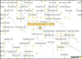 map of Medagahawatura