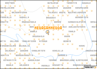 map of Medagammedda