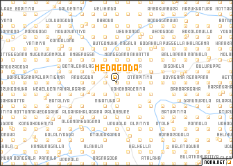 map of Medagoda