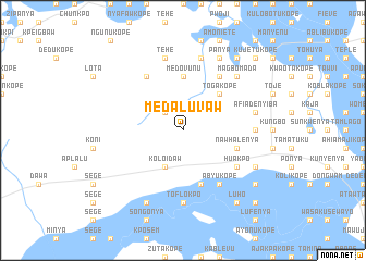 map of Medaluvaw