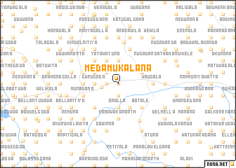 map of Medamukalana