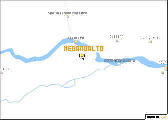 map of Médano Alto