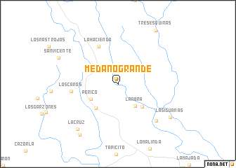 map of Médano Grande