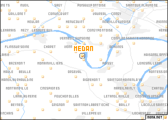 map of Médan