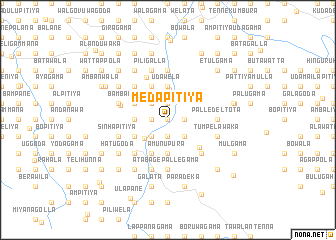 map of Medapitiya