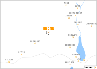 map of Medau