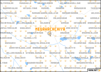 map of Medawachchiya