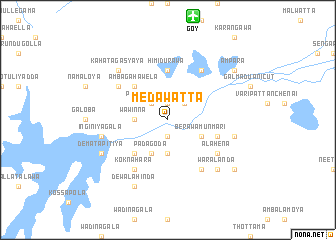 map of Medawatta
