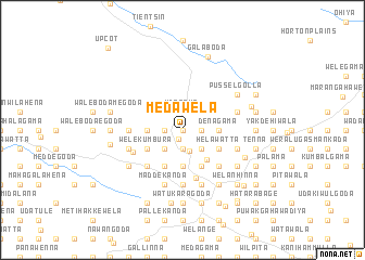 map of Medawela
