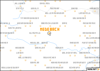 map of Medebach