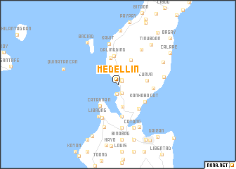 map of Medellin