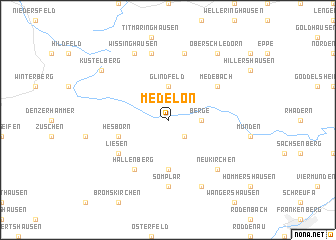 map of Medelon