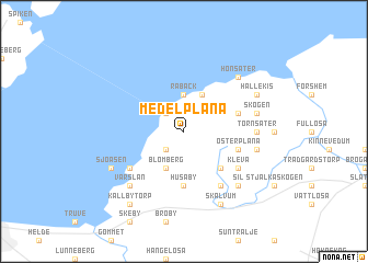 map of Medelplana