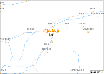map of Medels