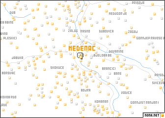 map of Medenac