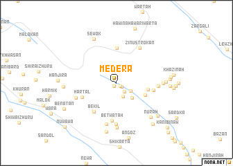 map of Mēdēra