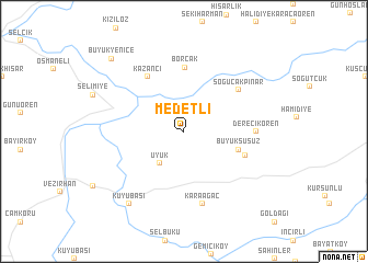 map of Medetli