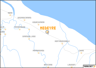 map of Médeyre