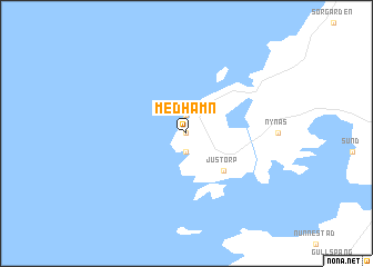 map of Medhamn