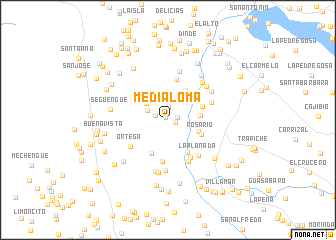 map of Media Loma