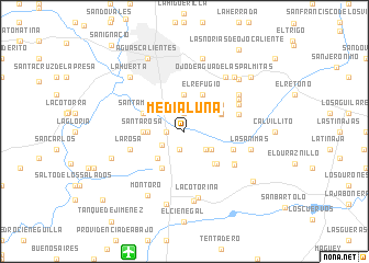 map of Media Luna