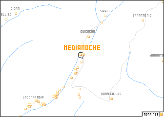 map of Media Noche