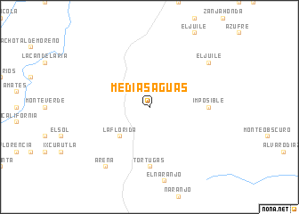 map of Medias Aguas