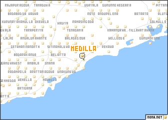 map of Medilla