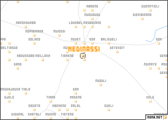 map of Médinassi