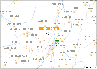 map of Medio Monte